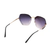 Frameless elegant sunglasses 2022 new style Korean fashion sunglasses for women, gradient trend diamond-encrusted personalized glasses Item Picture
